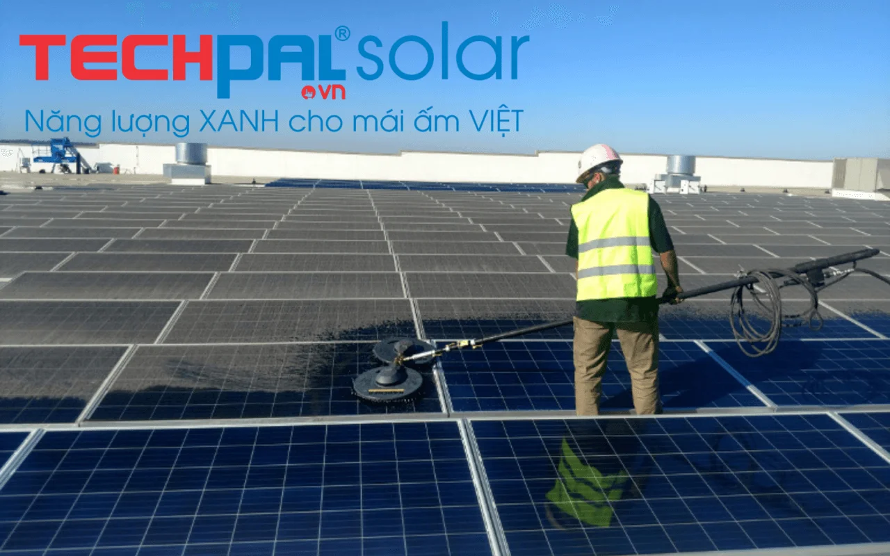 Vệ sinh pin mặt trời là công việc cần thiết