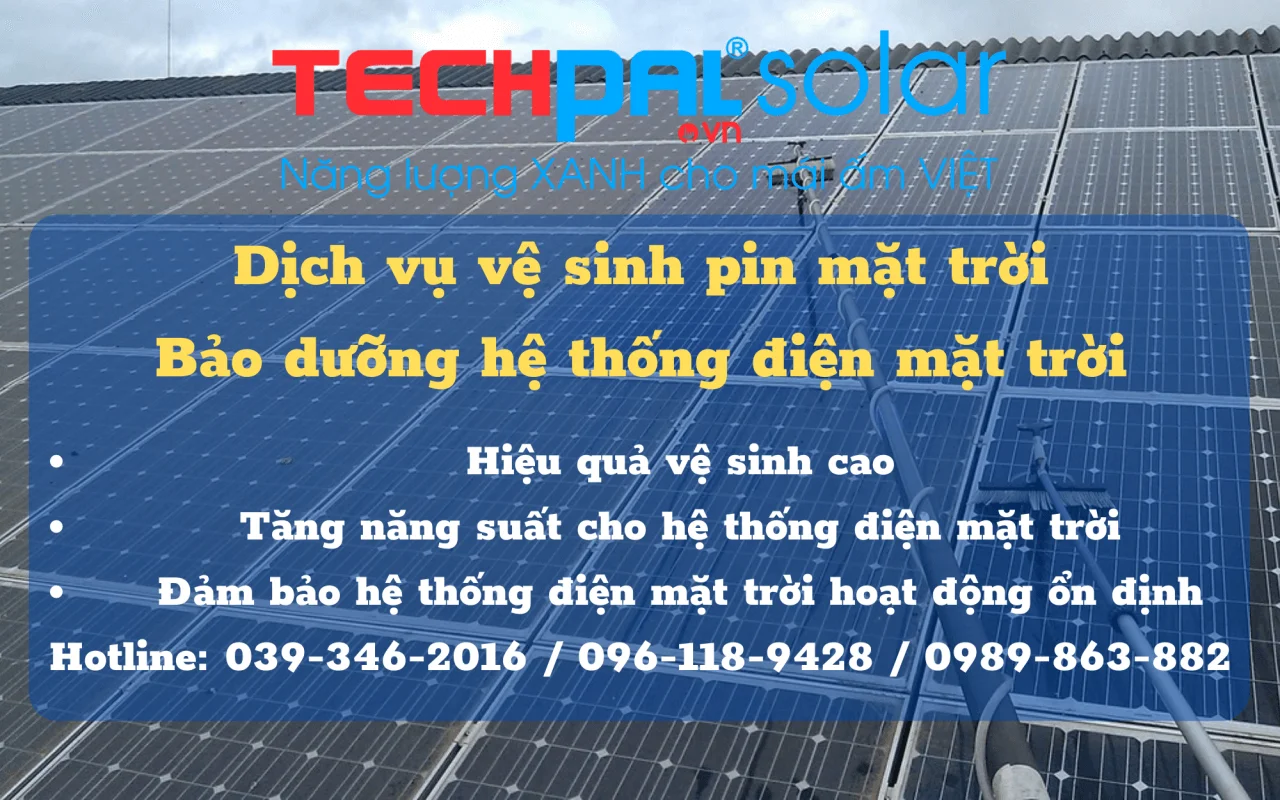Dịch vụ vệ sinh pin mặt trời
