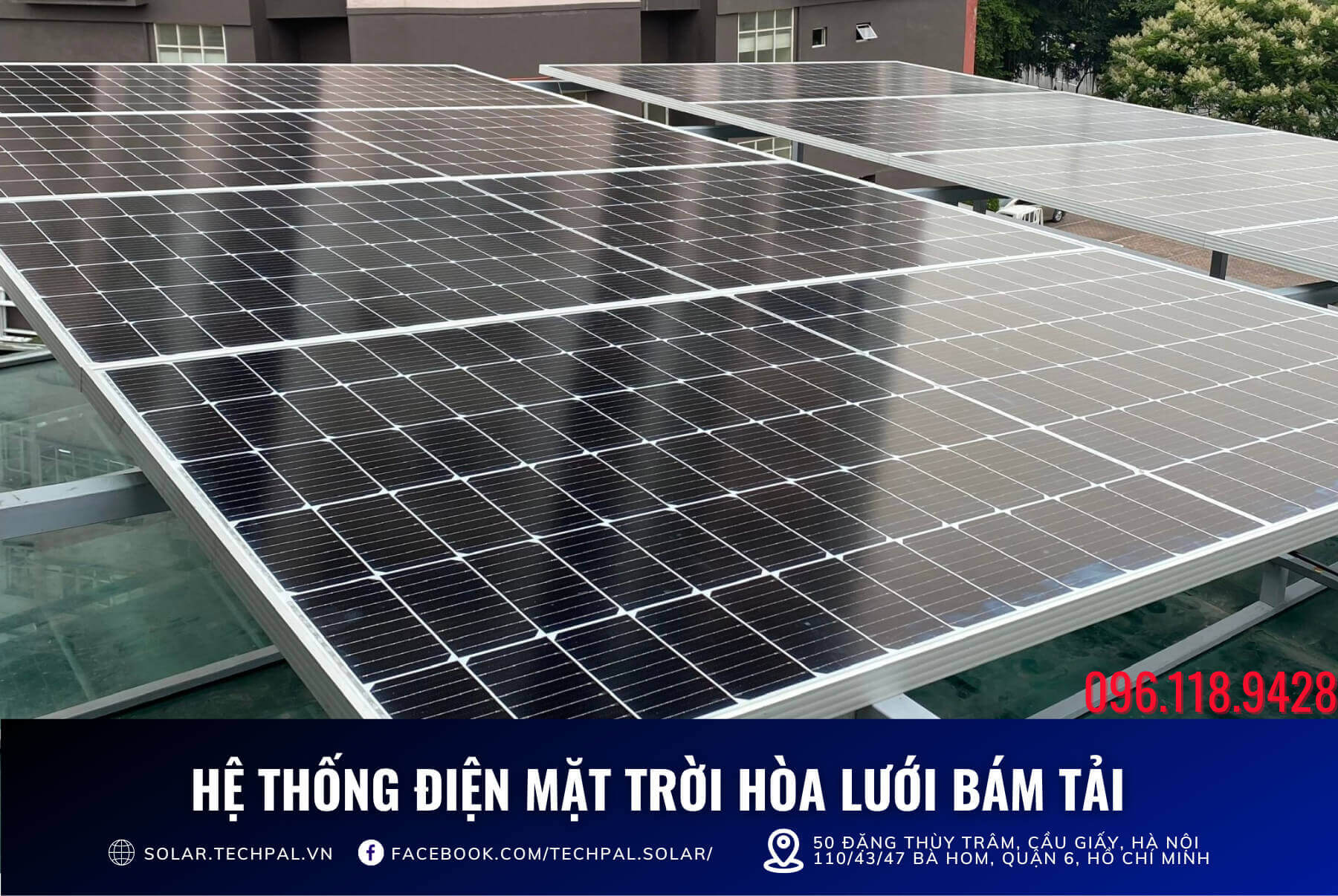 Hệ thống điện mặt trời hòa lưới bám tải