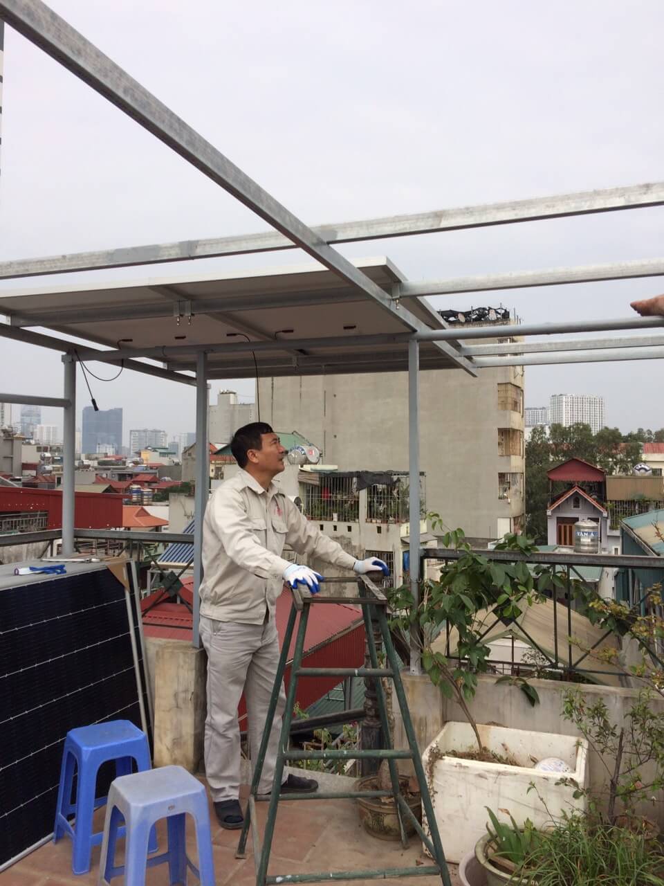 lắp điện mặt trời tại Thanh Xuân 6,51kW