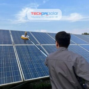 Chổi vệ sinh pin năng lượng mặt trời X33 không chổi than